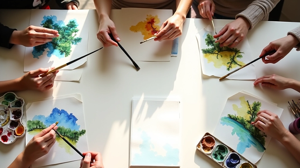 Watercolour painting workshop